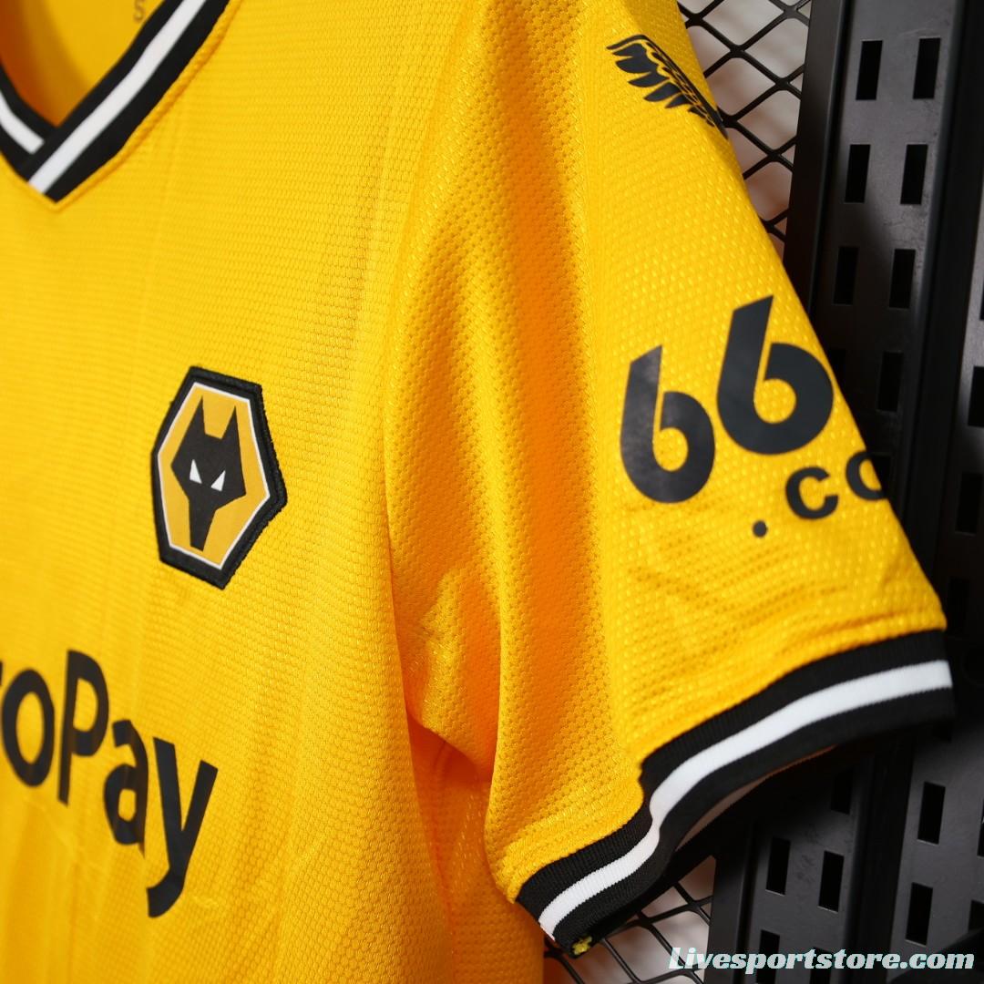 23/24 Wolverhampton Wanderers Home Jersey