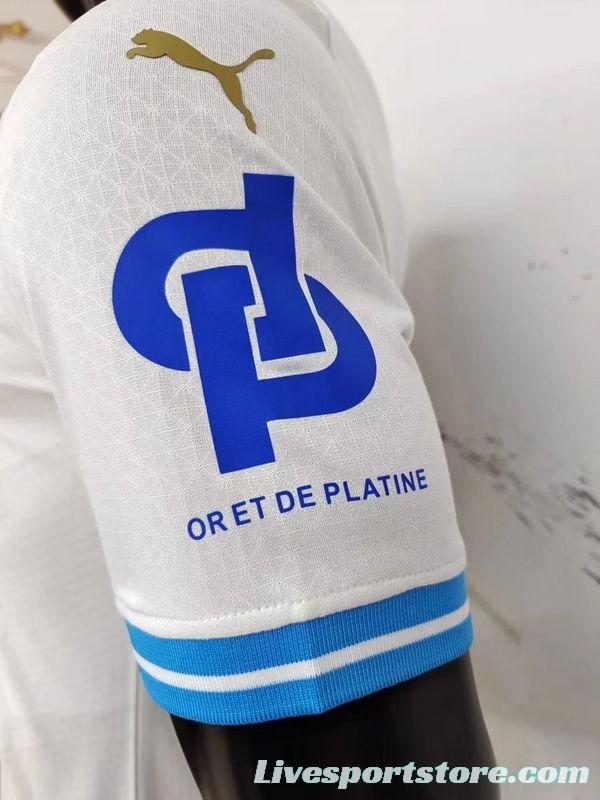 Player Version Olympique Marseille Home Jersey