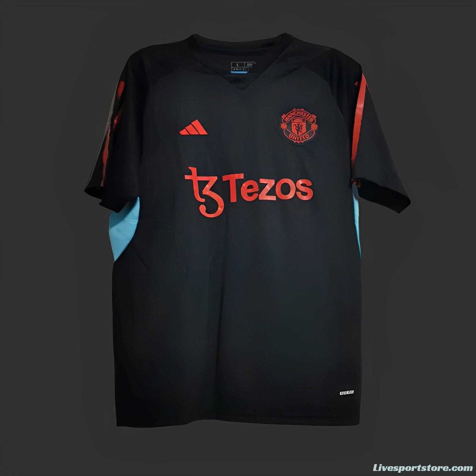 23/24 Manchester United Black Training Jersey