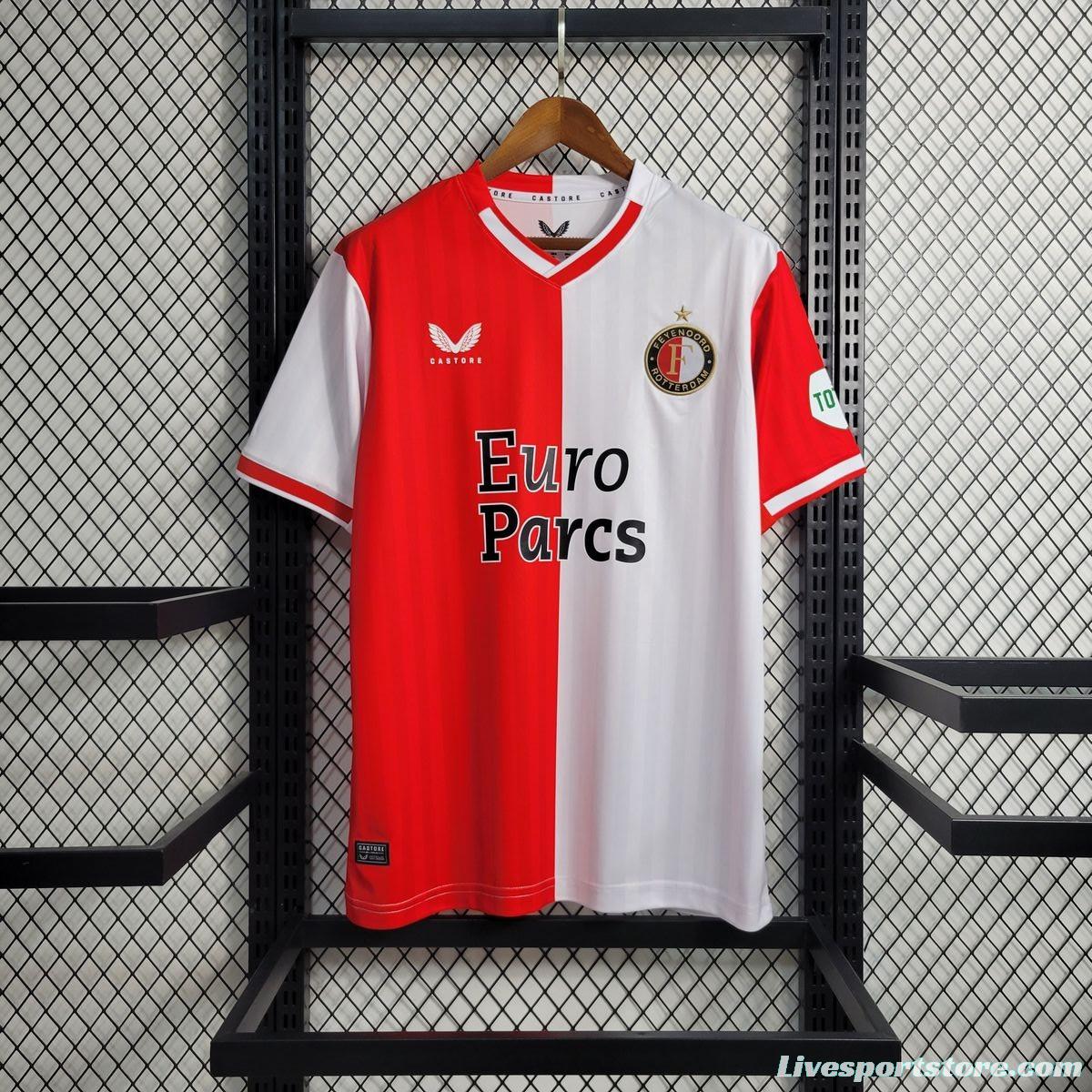 23/24 Feyenoord Rotterdam Home Jersey