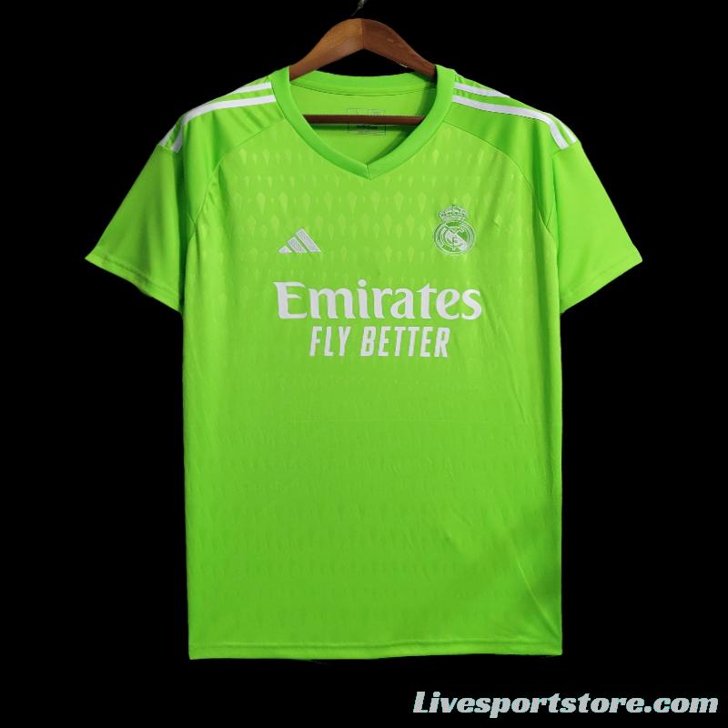 23/24 Real Madrid Green Goalkeeper Jersey