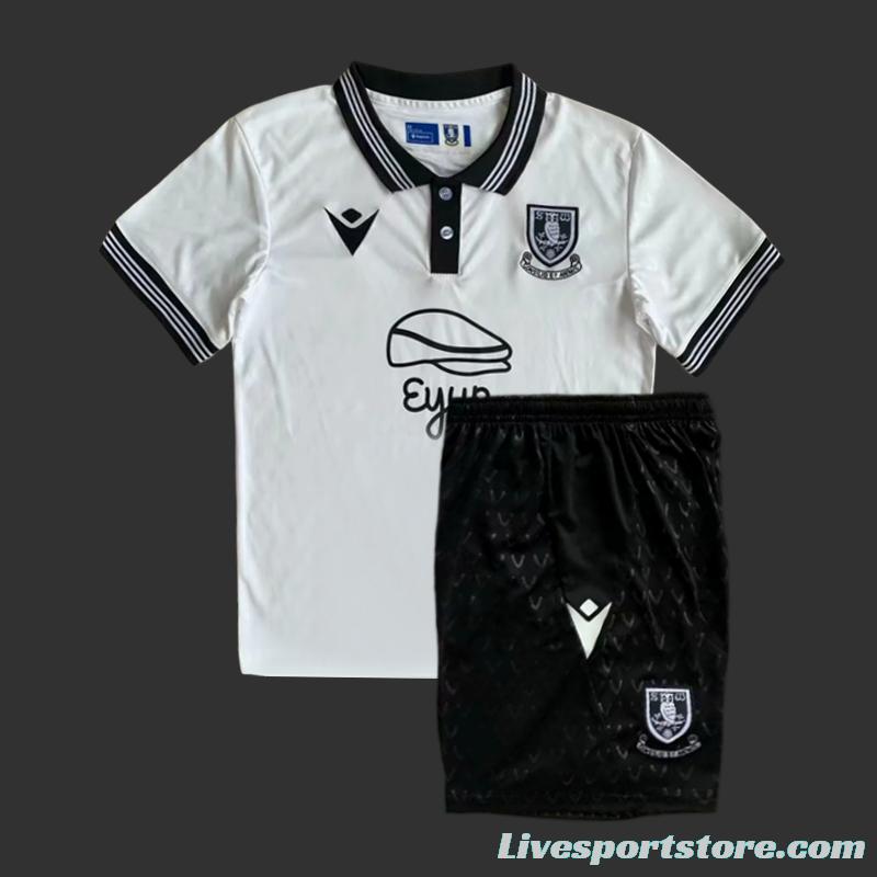 23/24 Kids Sheffield Wednesday Away White Jersey