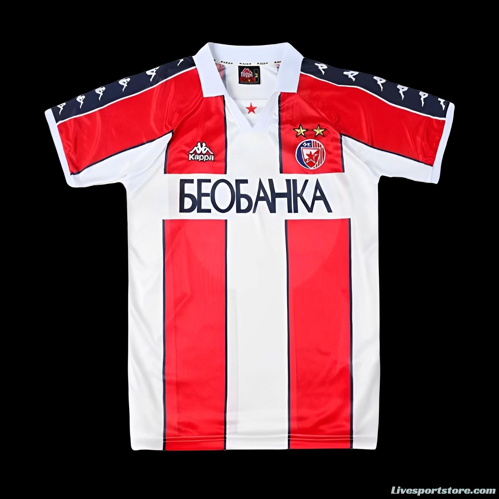 Retro 95/97 Red Star Belgrade Home Jersey