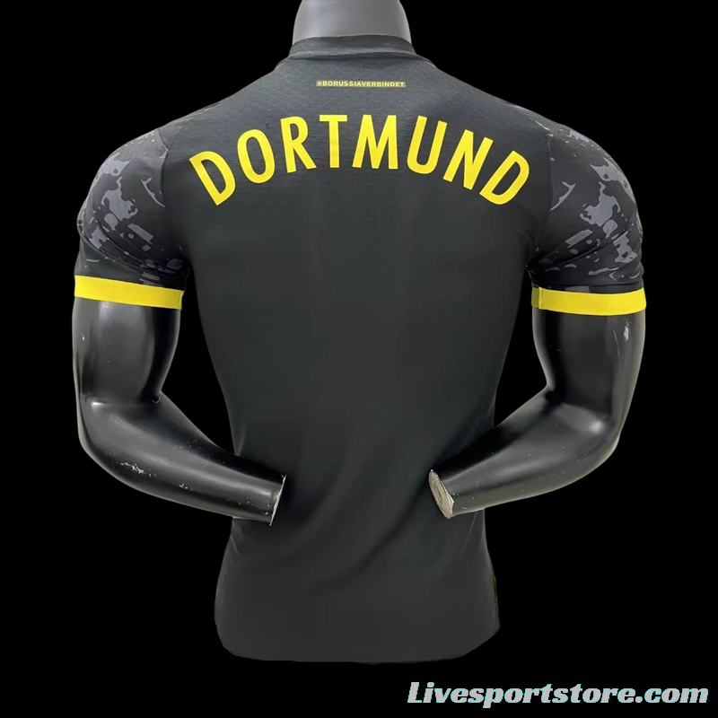 Player Version 23/24 Borussia Dortmund Away Black Jersey