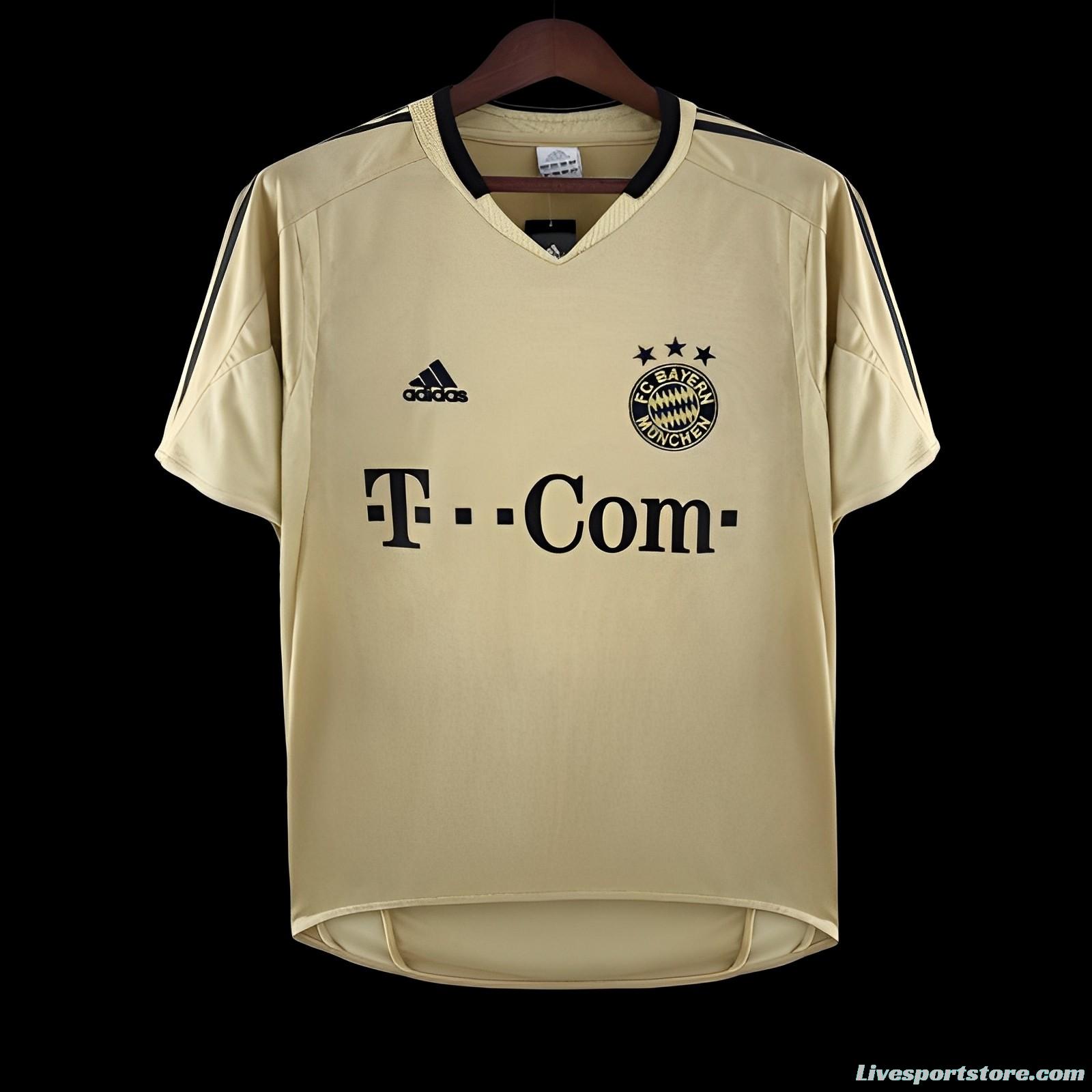 Retro 04/05 Bayern Munich Away  Soccer Jersey