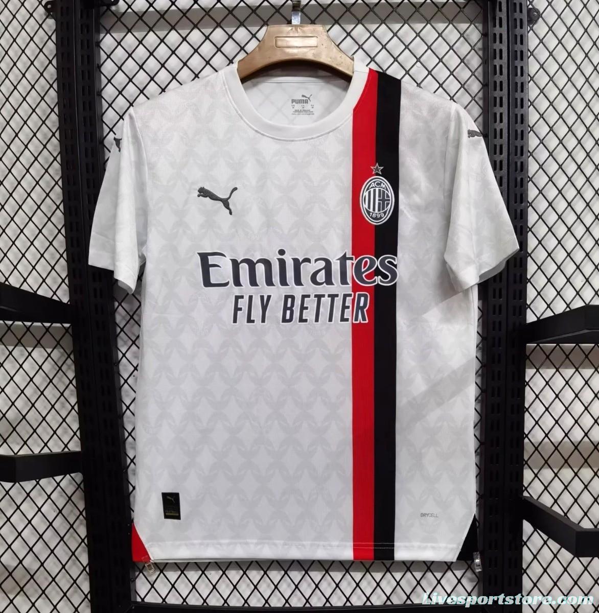 23/24 AC Milan Away White Jersey