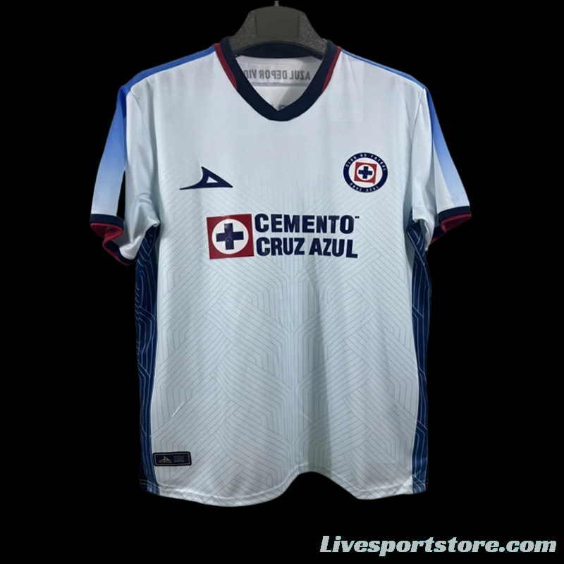 23/24 Cruz Azul Away White Jersey