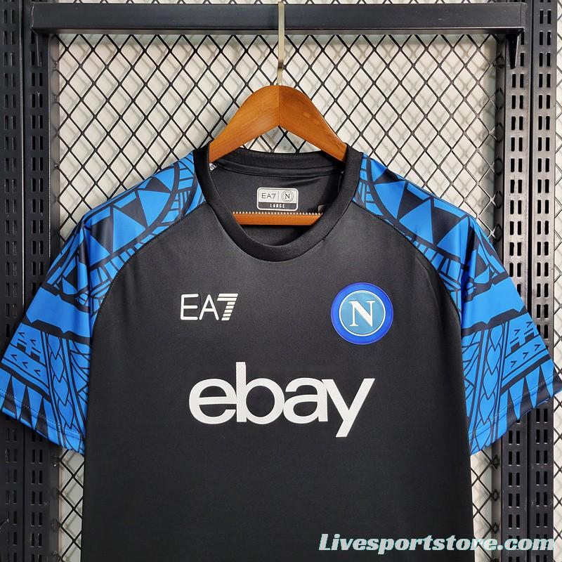 23/24 Napoli Blue/Black Jersey