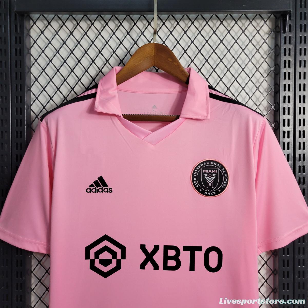 23-24 Inter Miami Home Pink MESSI Jersey