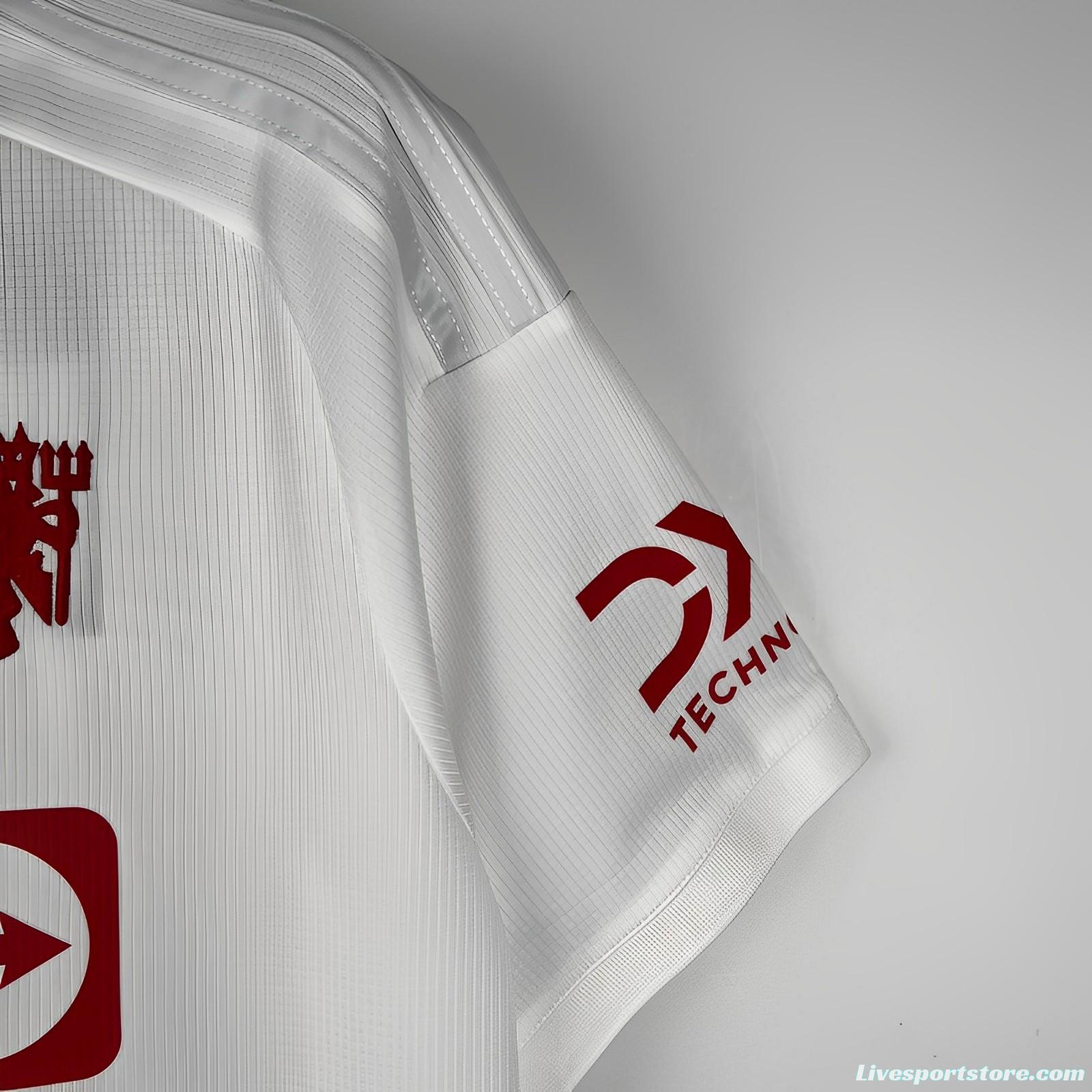 23/24 Manchester United Third White Jersey