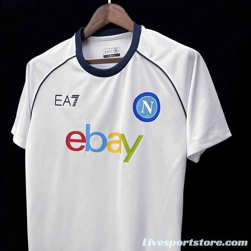 23/24 Napoli White Training Jersey