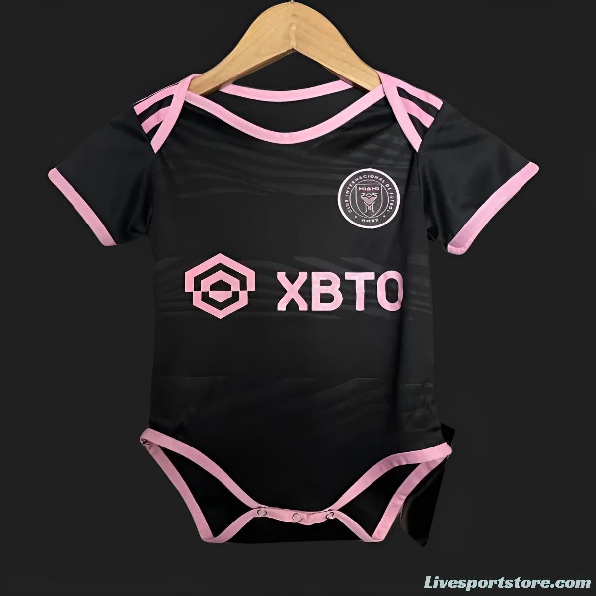 23/24 Inter Miami Away Black Baby Jersey（6-18Month）