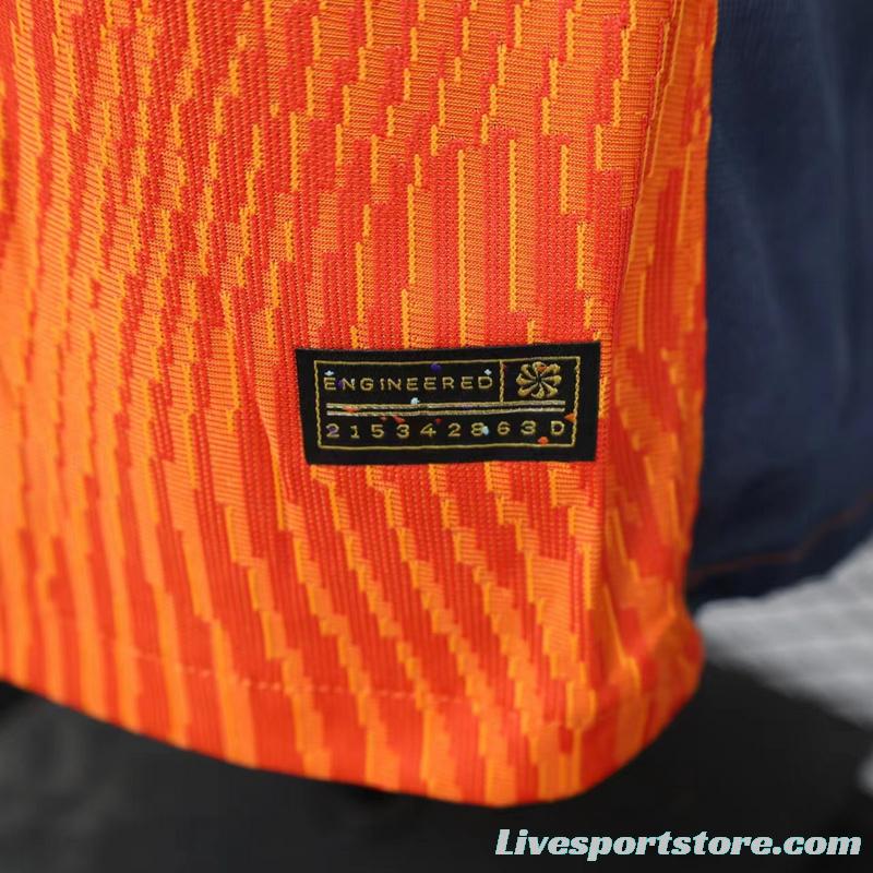 Player Version 23/24 Inter Milan Third Orange Jersey