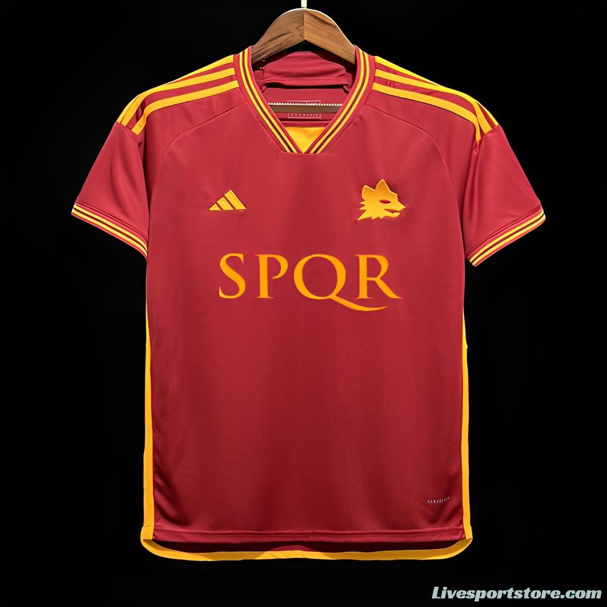 23/24 AS Roma Home Jersey