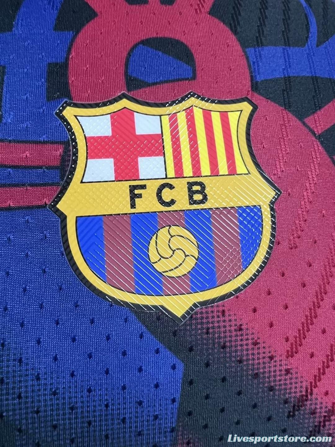 Player Version 23/24 Barcelona Patta Special Edition Pre-Match Jersey