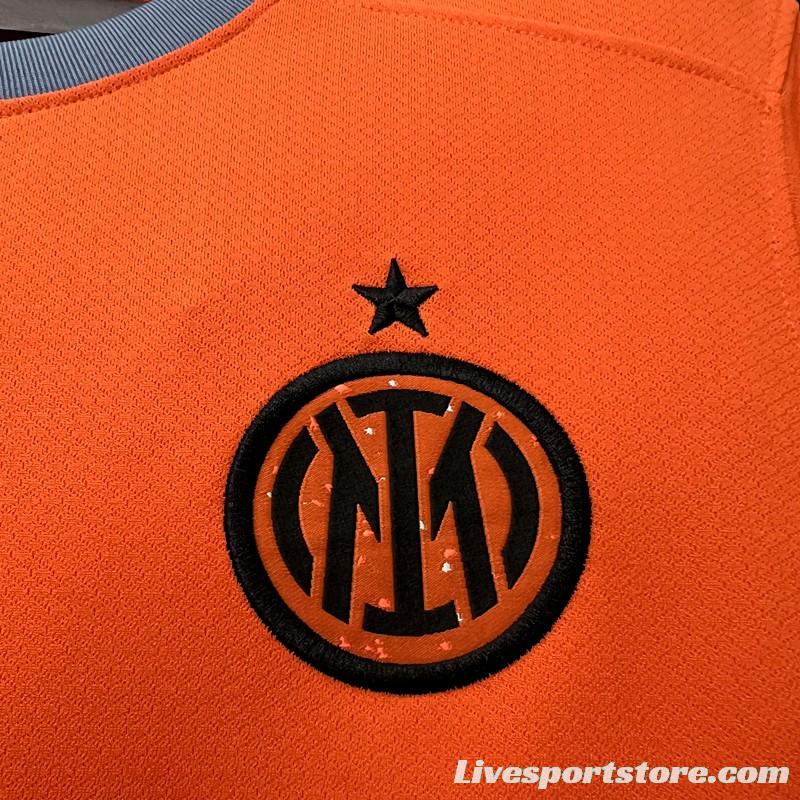 23/24 Inter Milan Third Orange Jersey