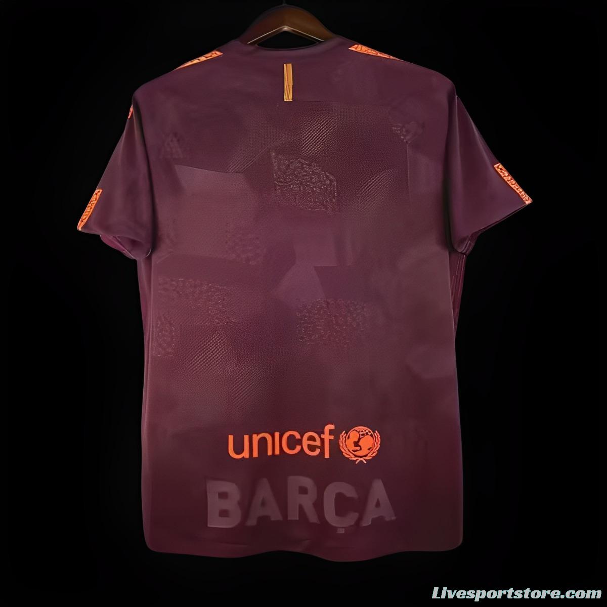 Retro 17/18 Barcelona Third Jersey