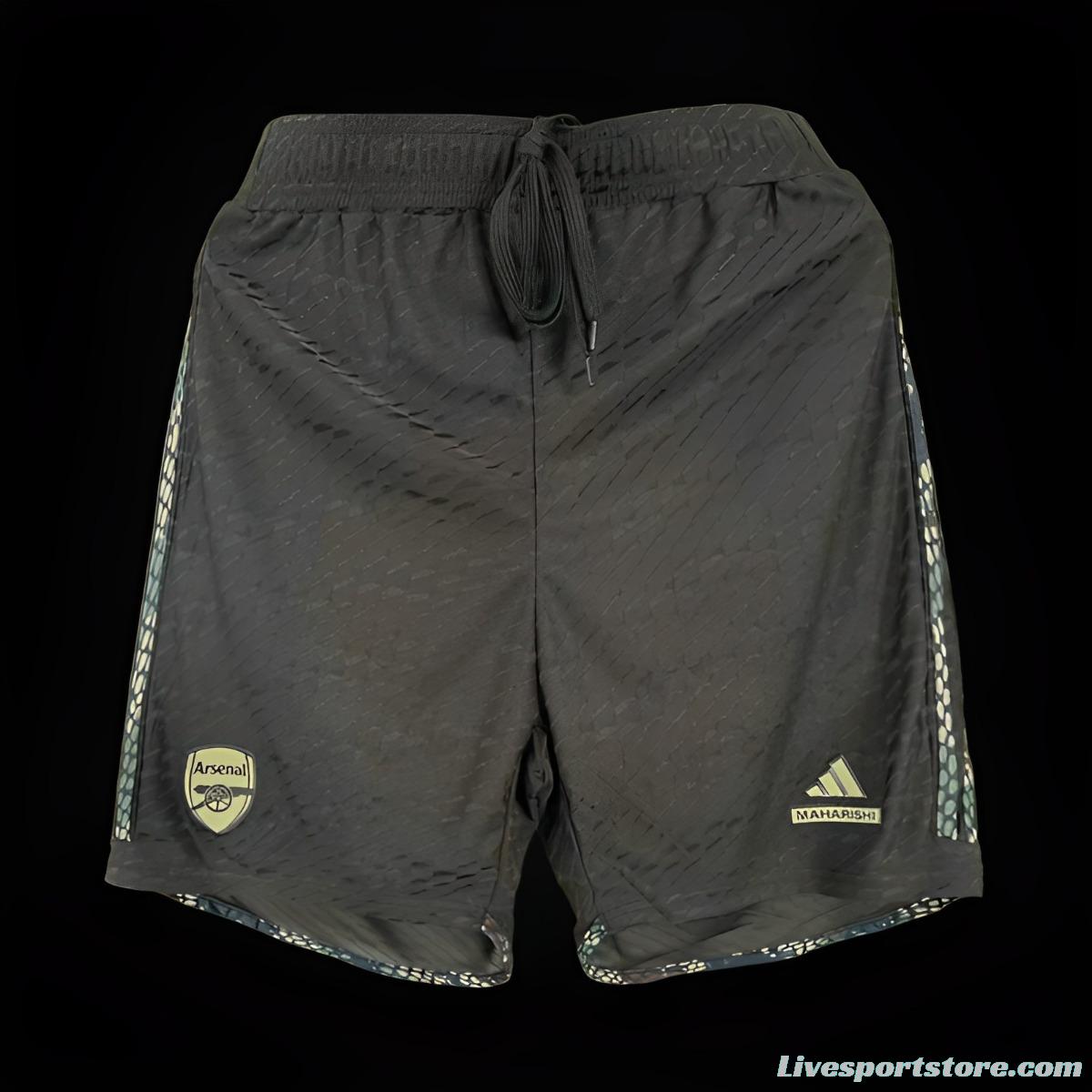 Player Version 23/24 Adidas x Maharishi Arsenal Pre-match Shorts