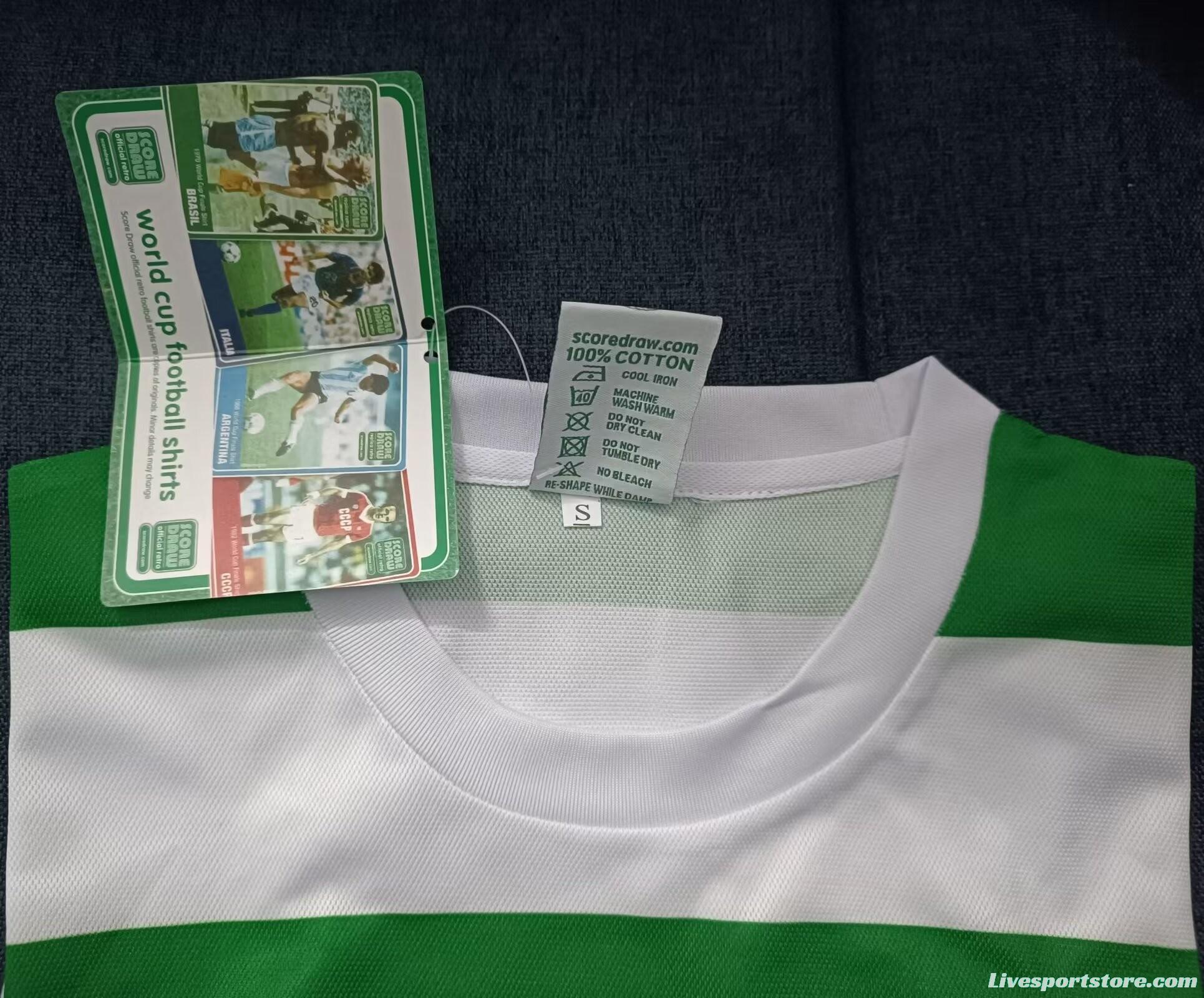 Retro 66/67 Celtic Home Jersey