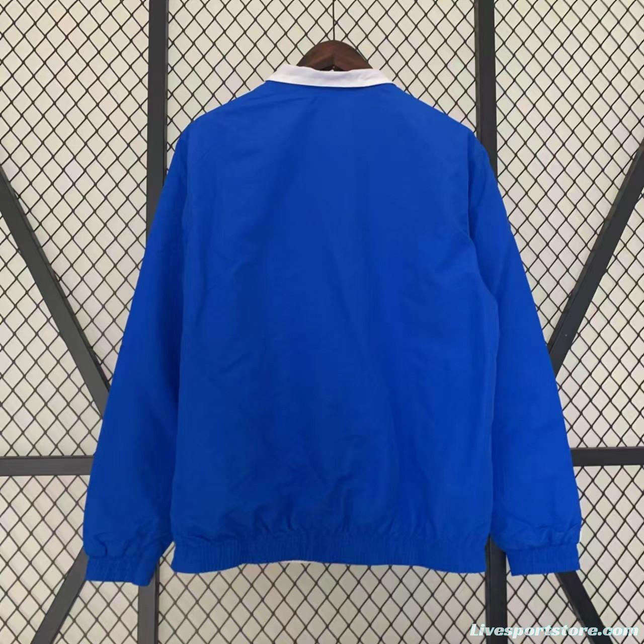 23/24 Roma Blue/White Reversible Full Zipper Jacket