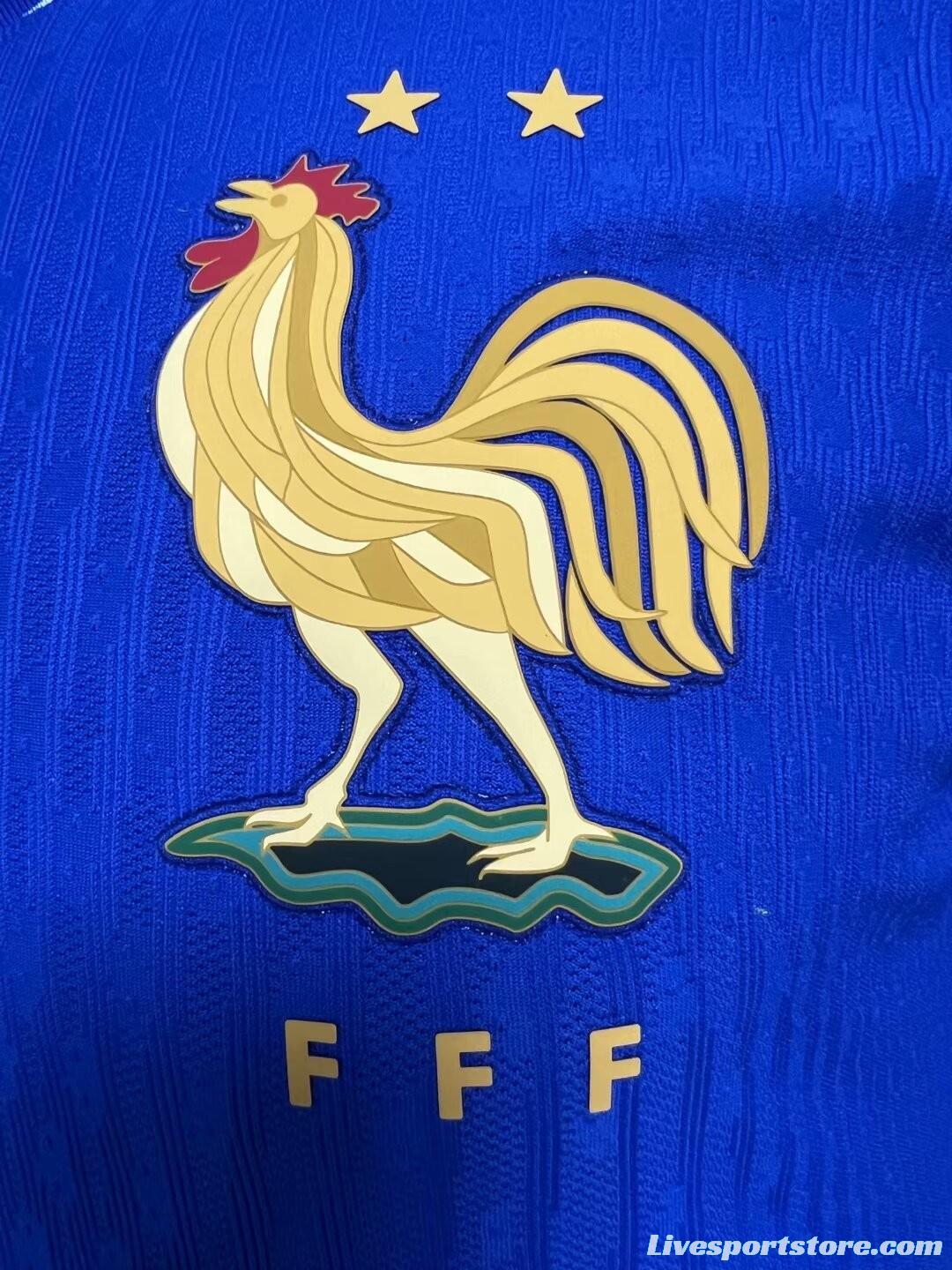 Player Version 2024 France Home Jersey