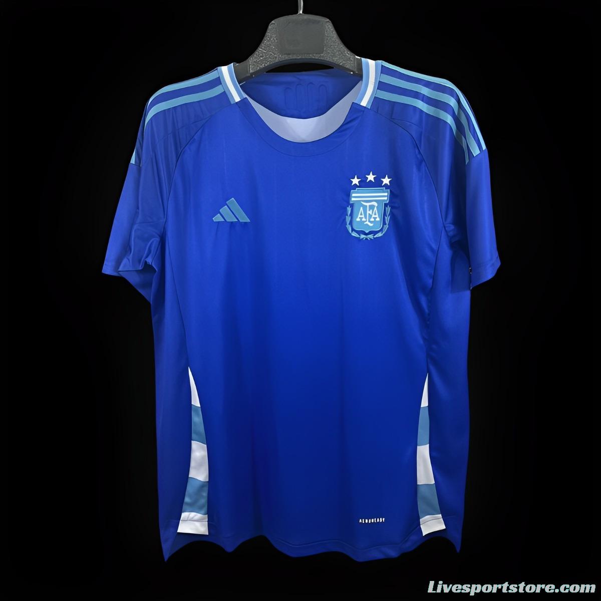 2024 Argentina Away Blue Jersey