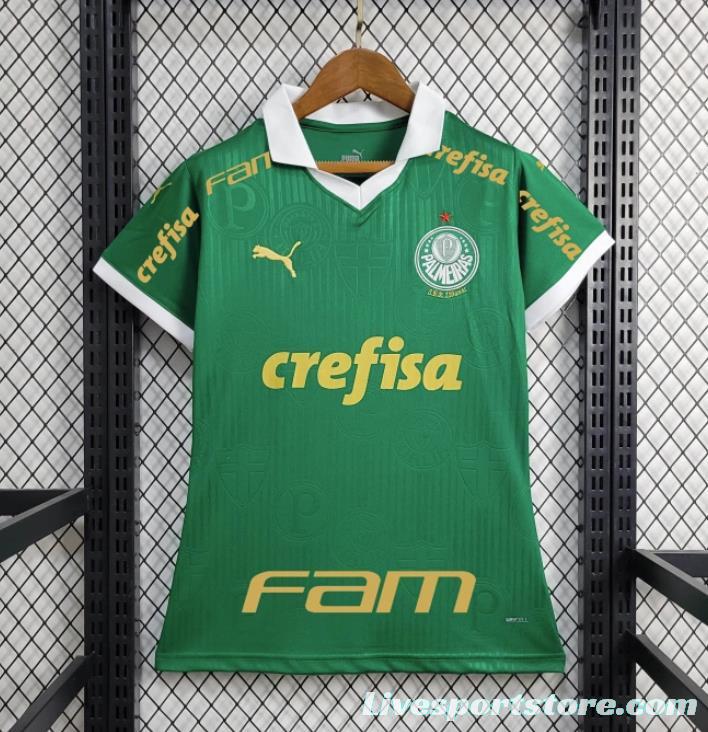 23/24 Woman Palmeiras Home + All Sponsors