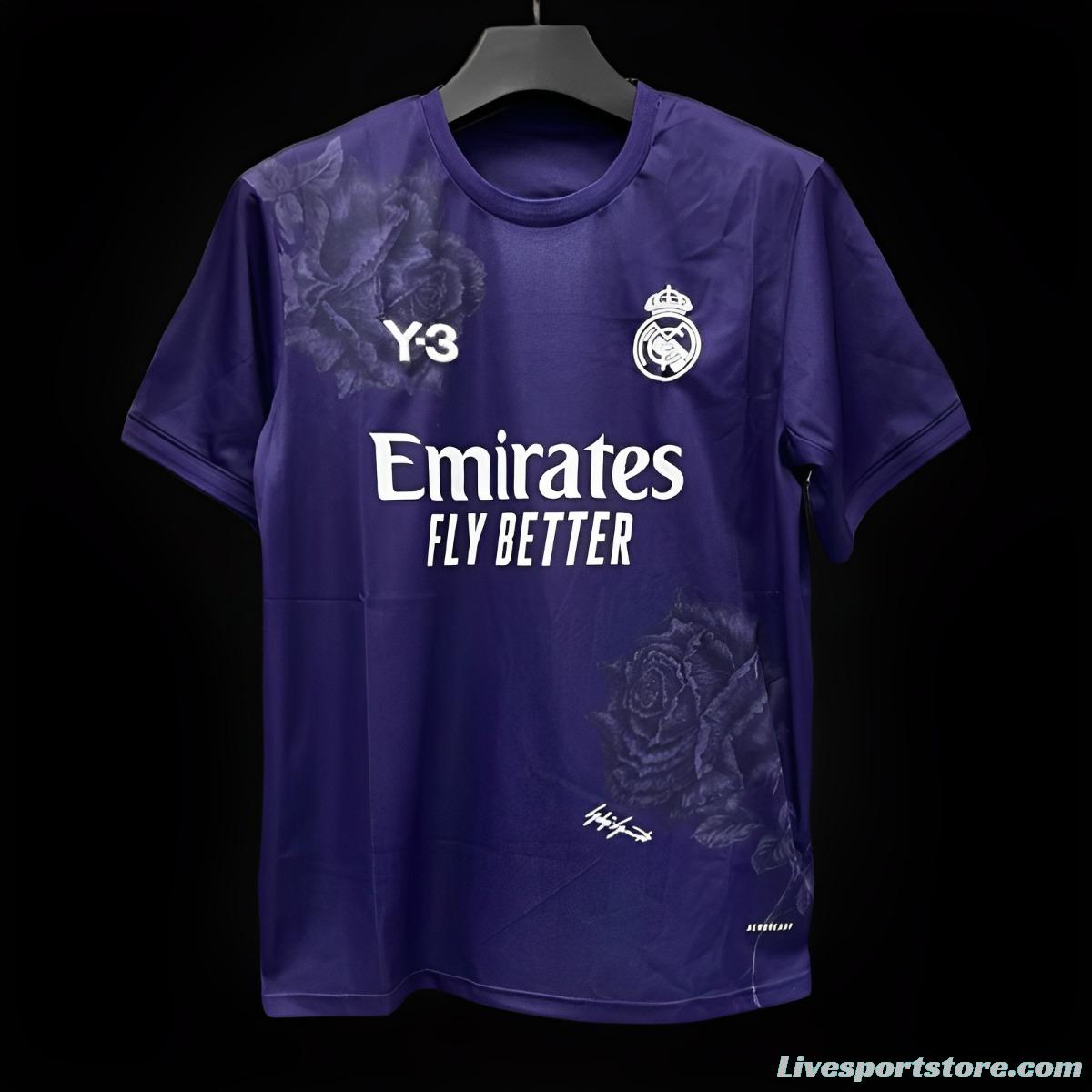 24/25 Real Madrid x Yamamoto Purple Jersey