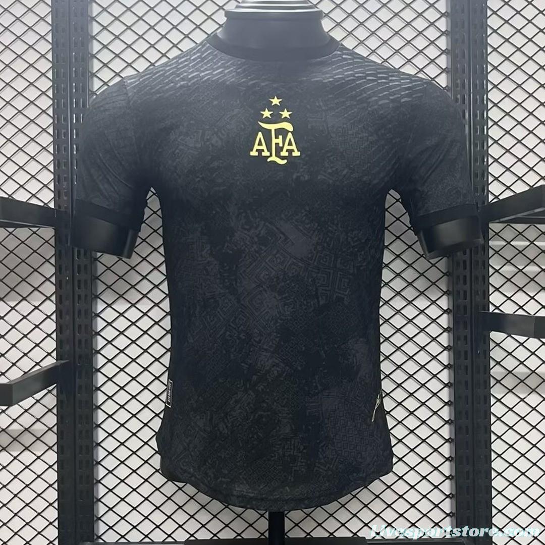 3 Stars 2023 Argentina Black Training Jersey