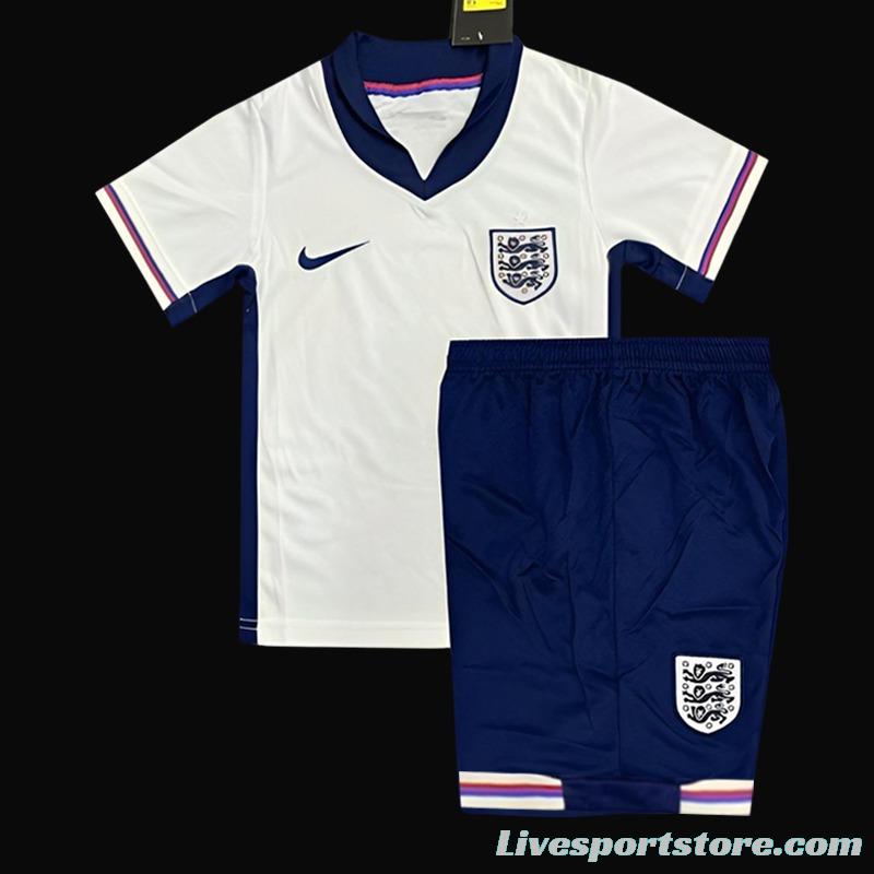 2024 Kids England Home Jersey