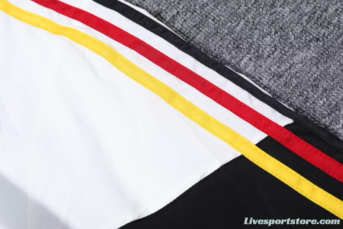 2024 Germany White/Black Windbreaker