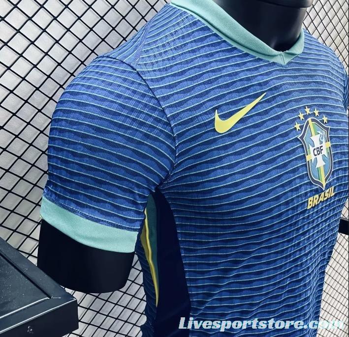 Player Version 2023 Brazil Blue Jersey