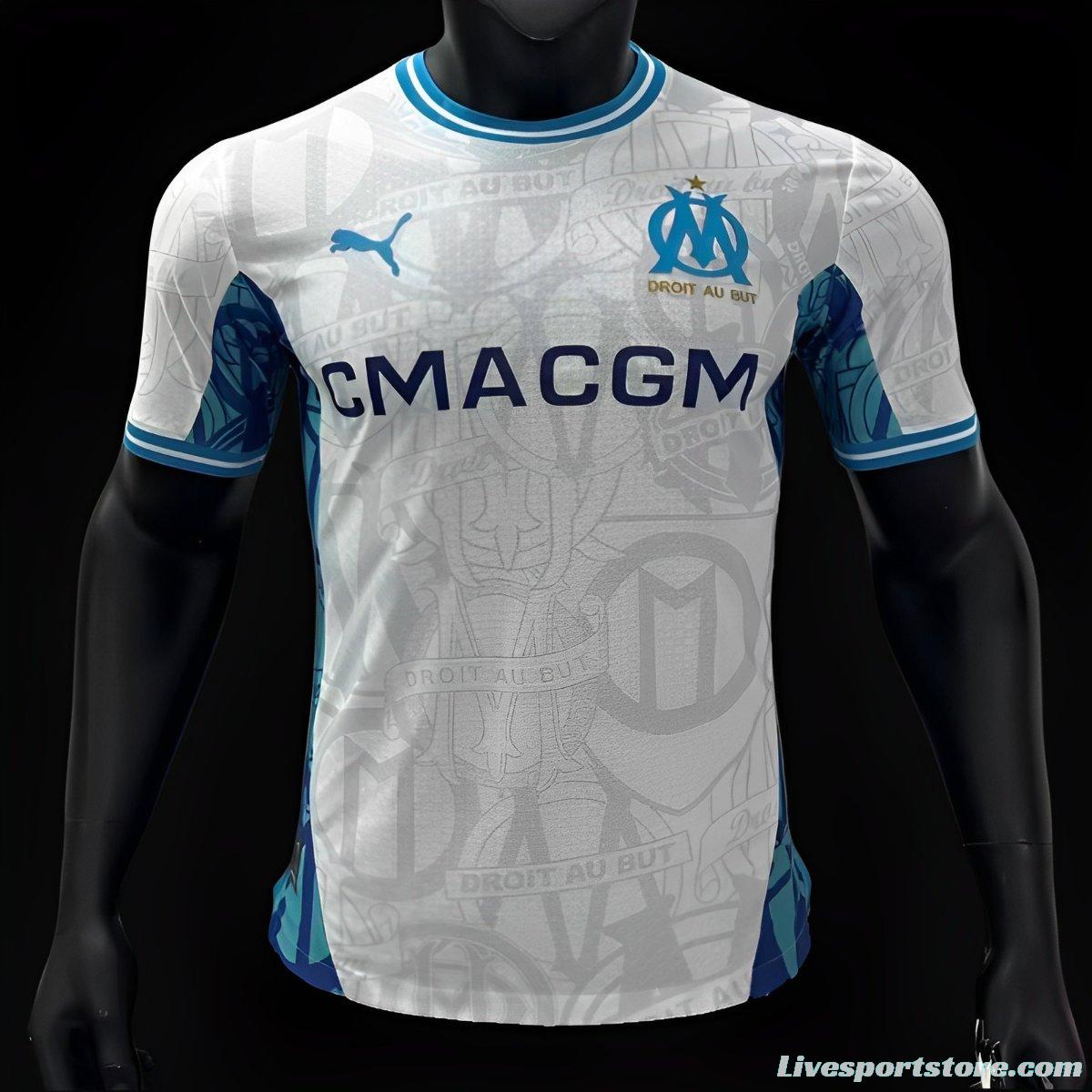 Player Version 24/25 Olympique Marseille Home Jersey