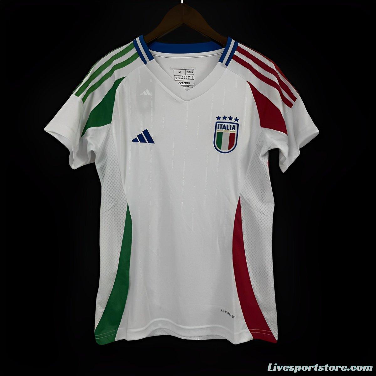 2024 Women Italy Away White Jersey