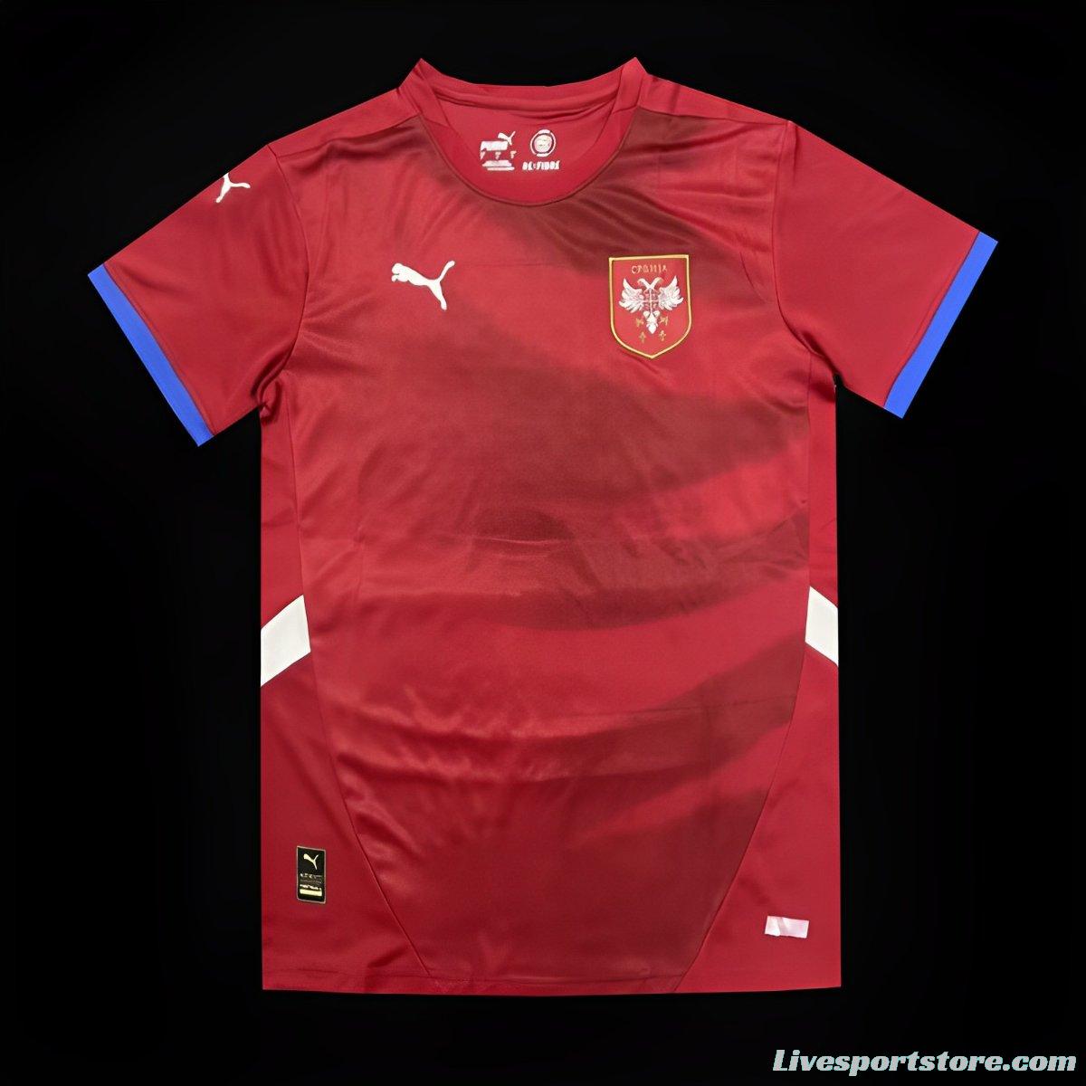 2024 Serbia Home Jersey