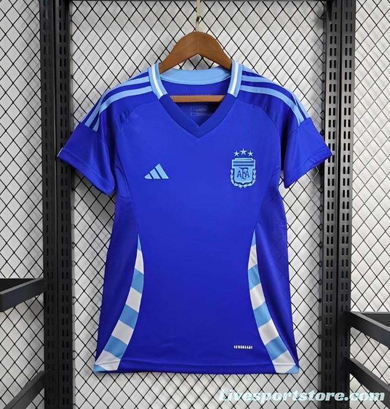 2024 Women Argentina Away Blue Jersey