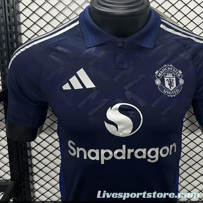 Player Version 24/25 Manchester United Away Navy Jersey