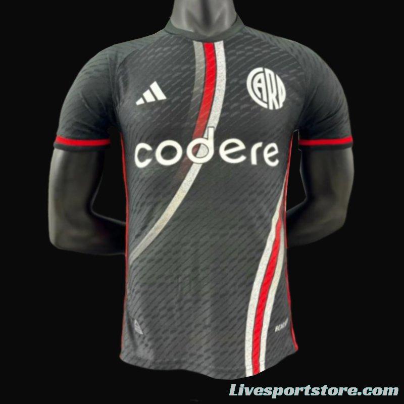 Player Version 24/25 River Plate Away Black Jersey