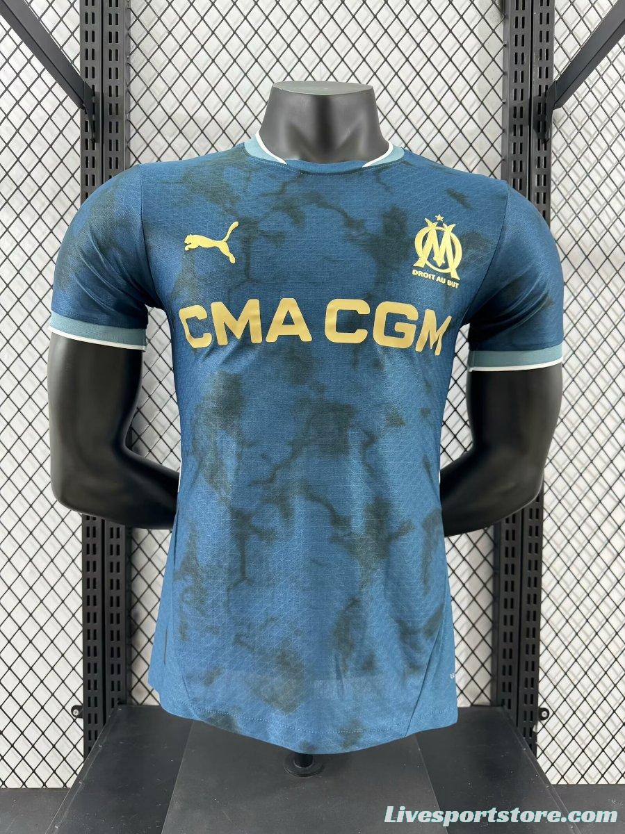 Player Version 24/25 Olympique Marseille Away Navy Jersey