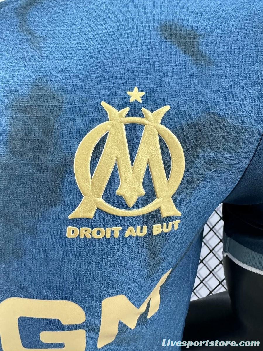 Player Version 24/25 Olympique Marseille Away Navy Jersey