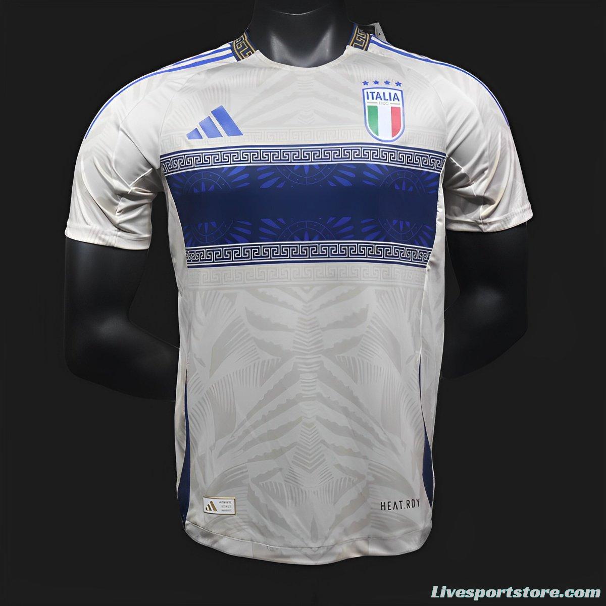 Player Version 2024 Italy x Versace White Jersey