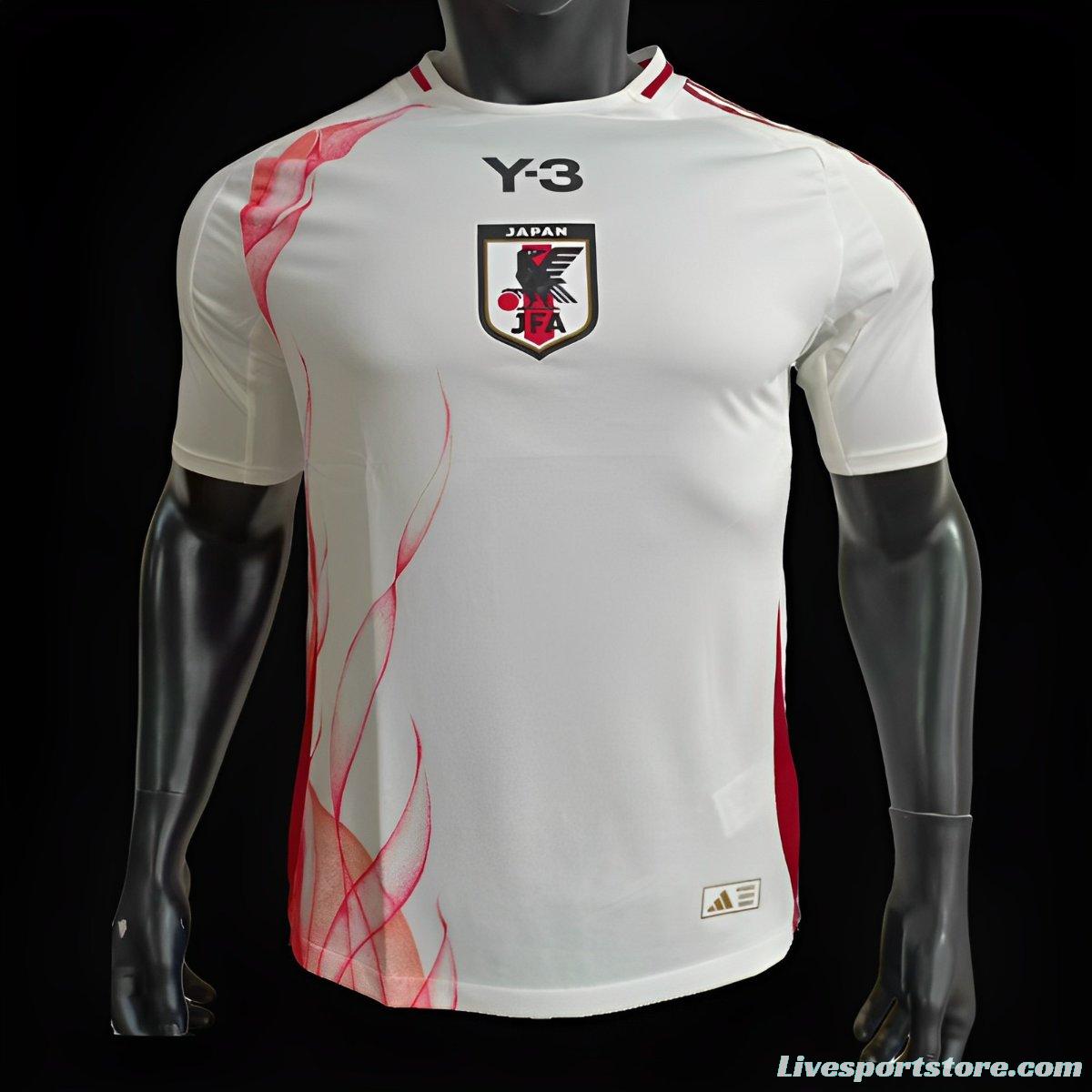 Player Version 2024 Japan Away White Jersey