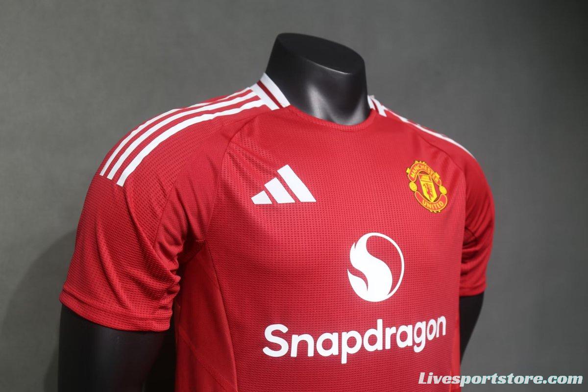 Player Version 24/25 Manchester United Home Jersey