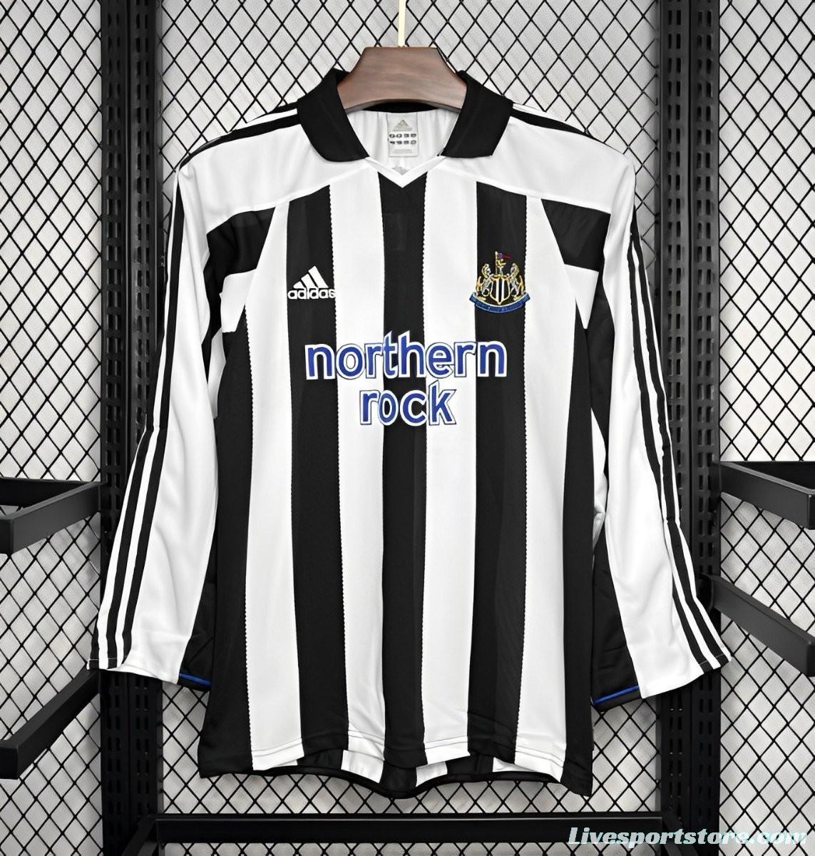 Retro 03/05 Newcastle United Home Long Sleeve Jersey