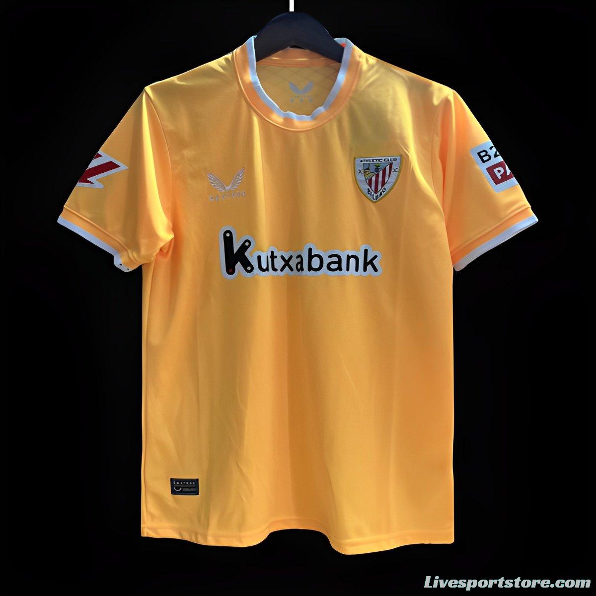 24/25 Athletic Bilbao Away Yellow Jersey