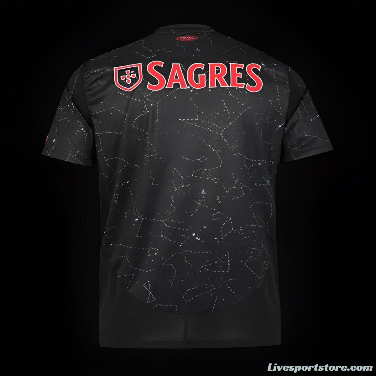 24/25 Benfica Away Black Jersey