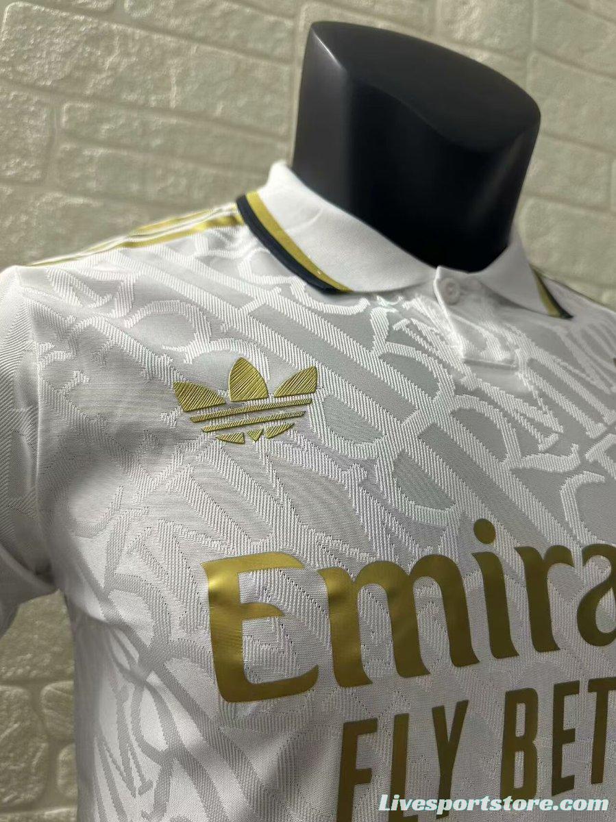 Player Version 24/25 Real Madrid White Special Pre-Match Jersey