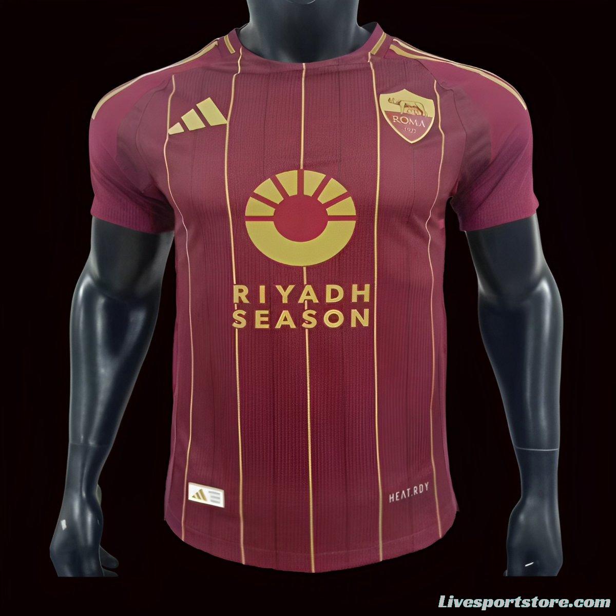 Player Version 24/25 Roma Home Jersey