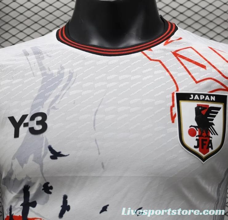 Player Version 2024 Japan White Japanese Samurai Jersey