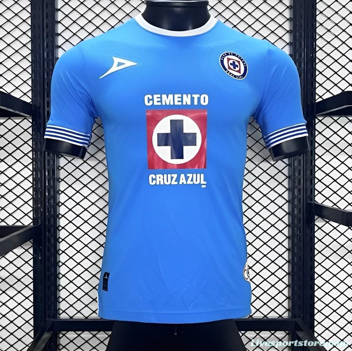 Player Version 24/25 Cruz Azul Home Jersey